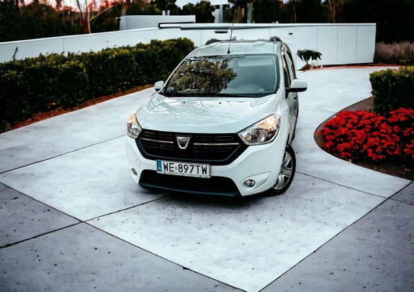 Dacia Dokker cena 36900 przebieg: 157900, rok produkcji 2018 z Łódź małe 407